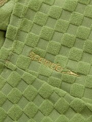 Speedo Green Terry Crop Bikini Top with UPF50+ Sun Protection - Image 6 of 6