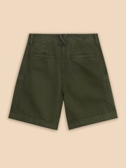 White Stuff Green 100% Cotton Carlie Cargo Shorts - Image 6 of 7