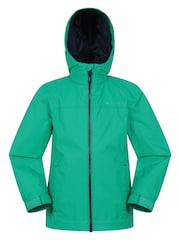 zelena - Mountain Warehouse otroška nepremočljiva jakna Torrent - Slika 1 iz 5