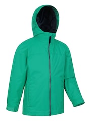 zelena - Mountain Warehouse otroška nepremočljiva jakna Torrent - Slika 2 iz 5