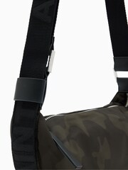 AllSaints Green Half Moon Rec Cross-Body Bag - Image 7 of 7