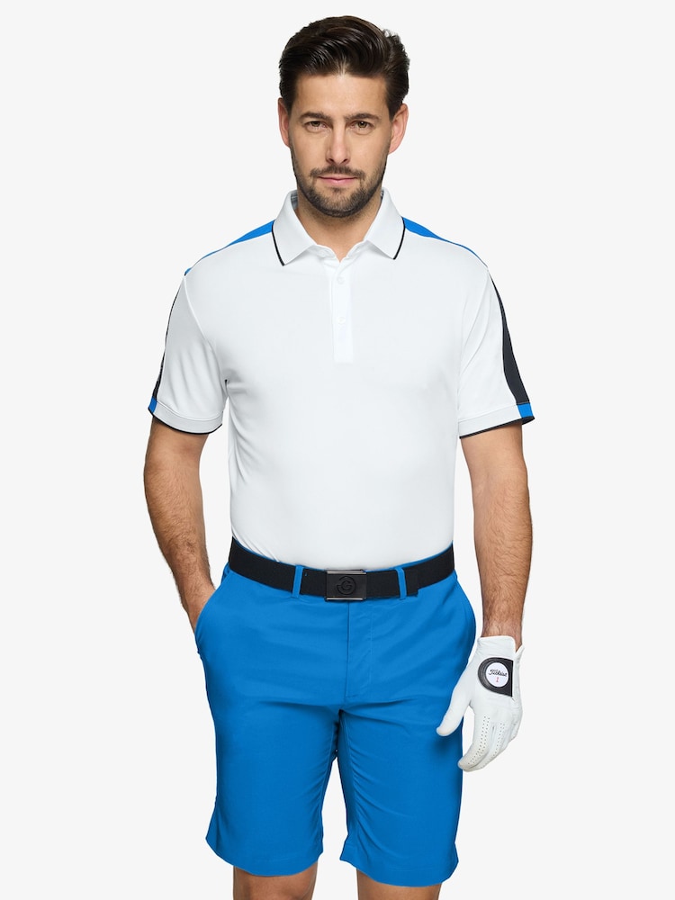 Galvin Green Blue Mulligan Golf Polo Shirt - Image 1 of 5