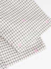 Pink/White Knitted 100% Cotton Baby Jumper & Woven Trousers Set (0mths-2yrs) - Image 10 of 11