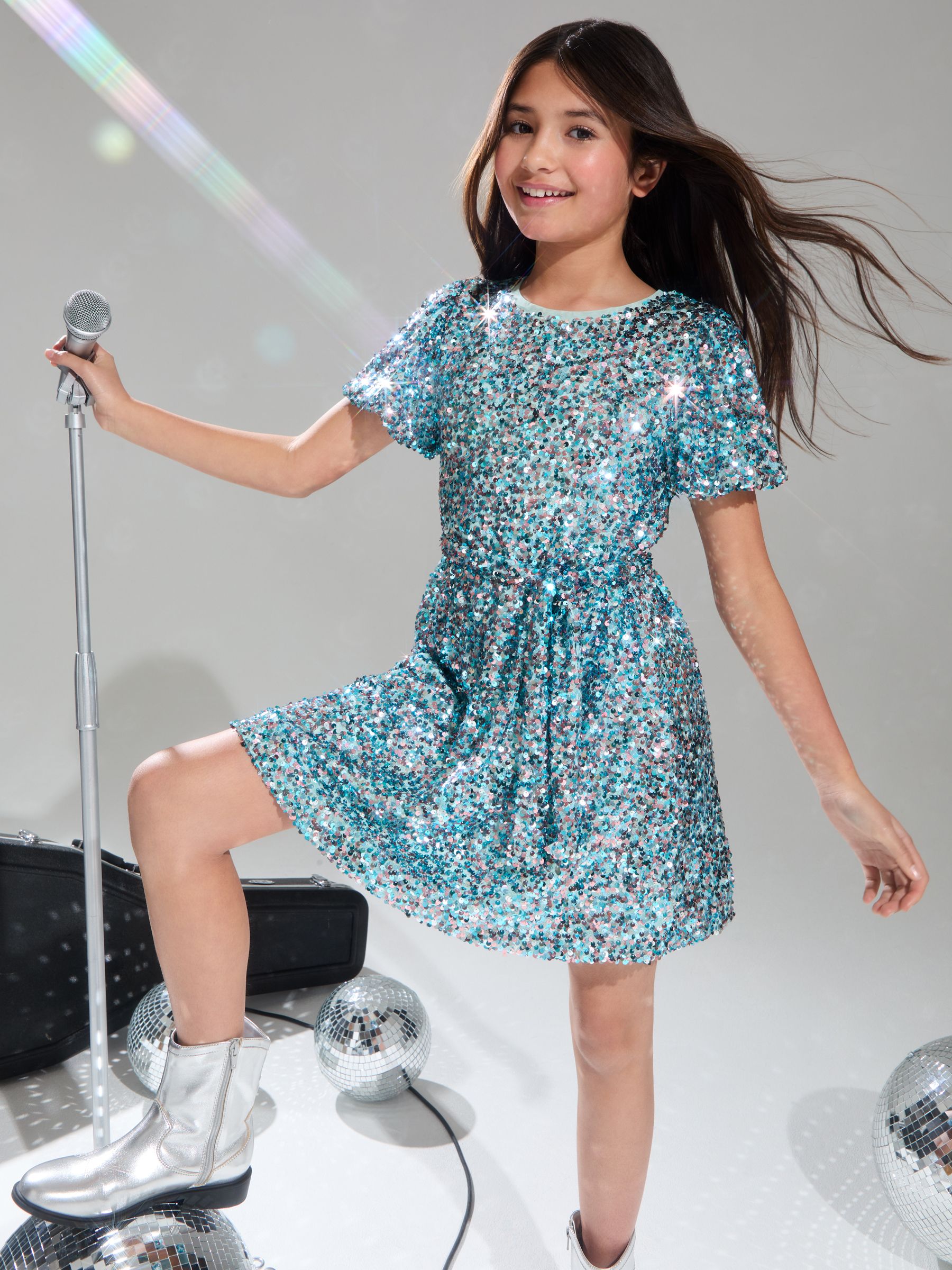 Something navy sequin dress sales