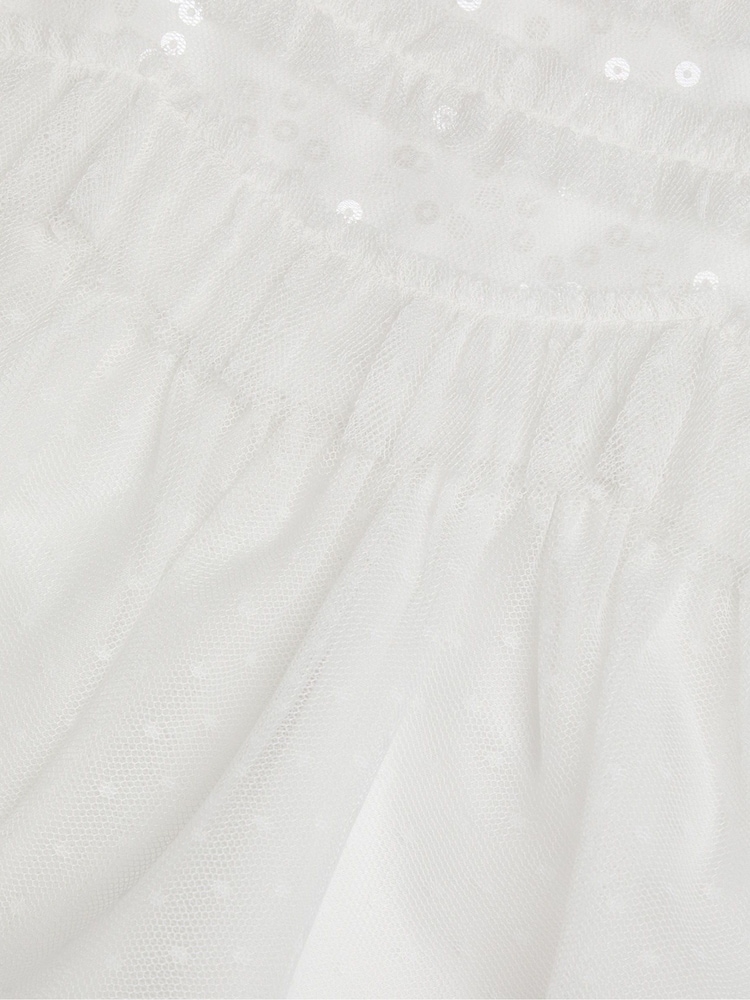 Monsoon Natural Baby Ruffle Truth Dress - Image 3 of 3