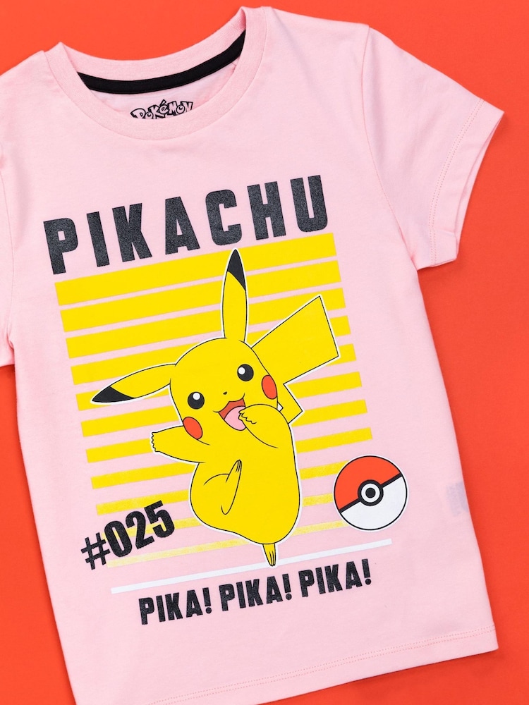 Vanilla Underground Pink Girls Pokemon 100% Cotton T-Shirt - Image 3 of 4