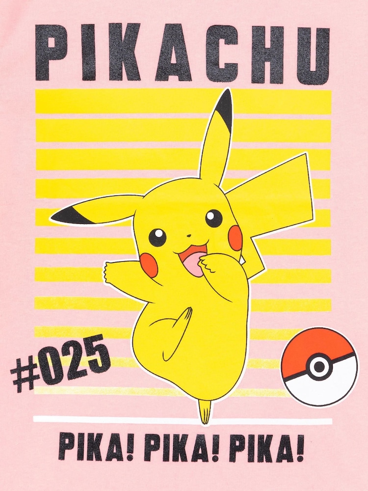Vanilla Underground Pink Girls Pokemon 100% Cotton T-Shirt - Image 4 of 4