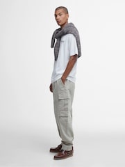 Barbour® White Relaxed Fit Thornley Back Print 100% Cotton T-Shirt - Image 3 of 7