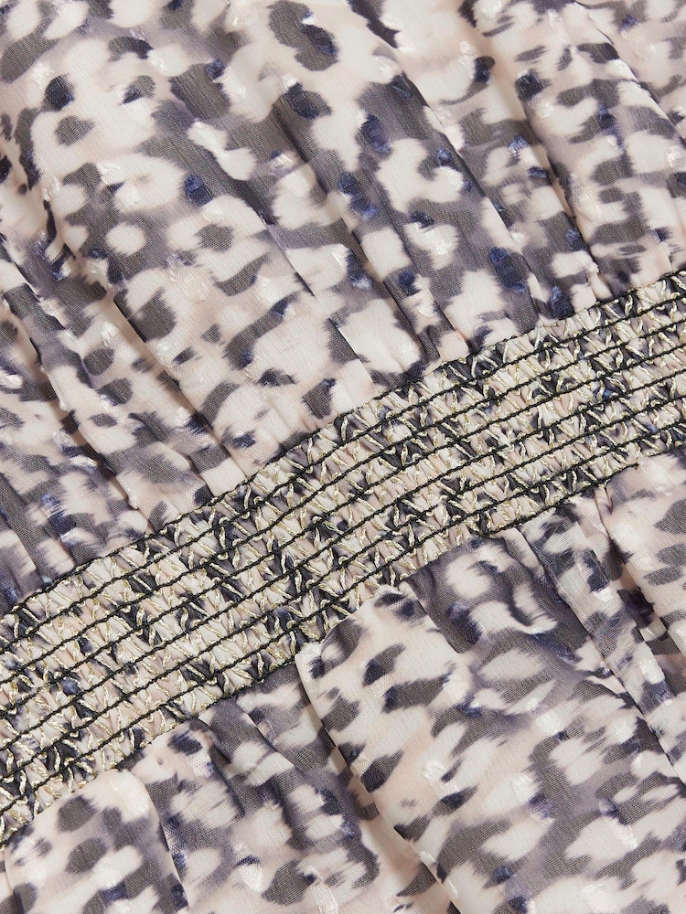 River Island Mädchen Chiffon Overall mit Leopardenprint - Bild 4 von 4