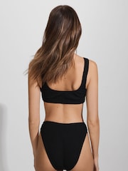 Good American Always Fits bikinibroekje met hoge taille en textuur - Image 4 of 5