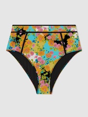 Florere Printed High Rise Bikini Bottoms - Image 2 of 4