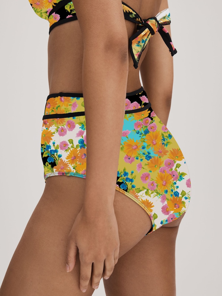 Florere Printed High Rise Bikini Bottoms - Image 4 of 4