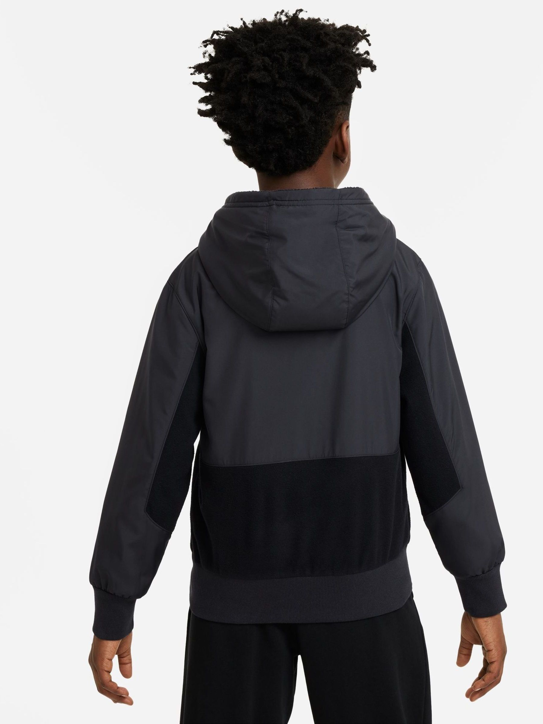 Buy Nike Black Therma FIT City Utility EasyOn Winterized Zip Through Hoodie from Next Luxembourg