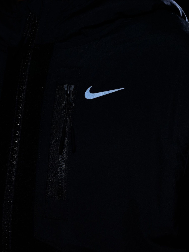 Nike Black Therma FIT City Utility EasyOn Winterized Zip Through Hoodie - Image 4 of 4