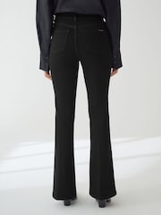 Black Hourglass Supersoft Flared Jeans - Image 2 of 12