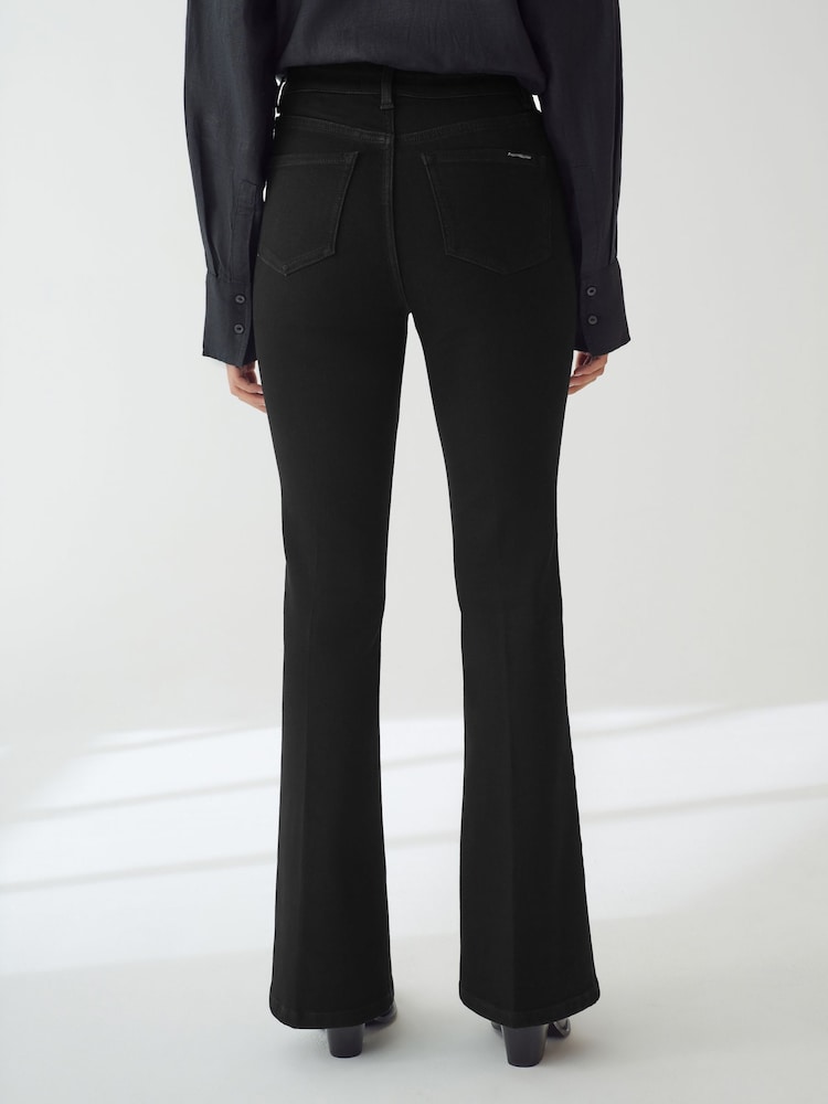 Black Hourglass Supersoft Flared Jeans - Image 2 of 12