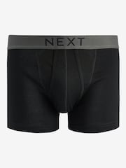 Black 15 Pack A-Front Pure 100% Cotton Boxers - Image 2 of 4