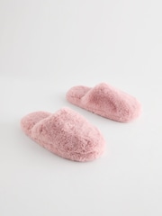 Pink Mule Slippers - Image 1 of 5