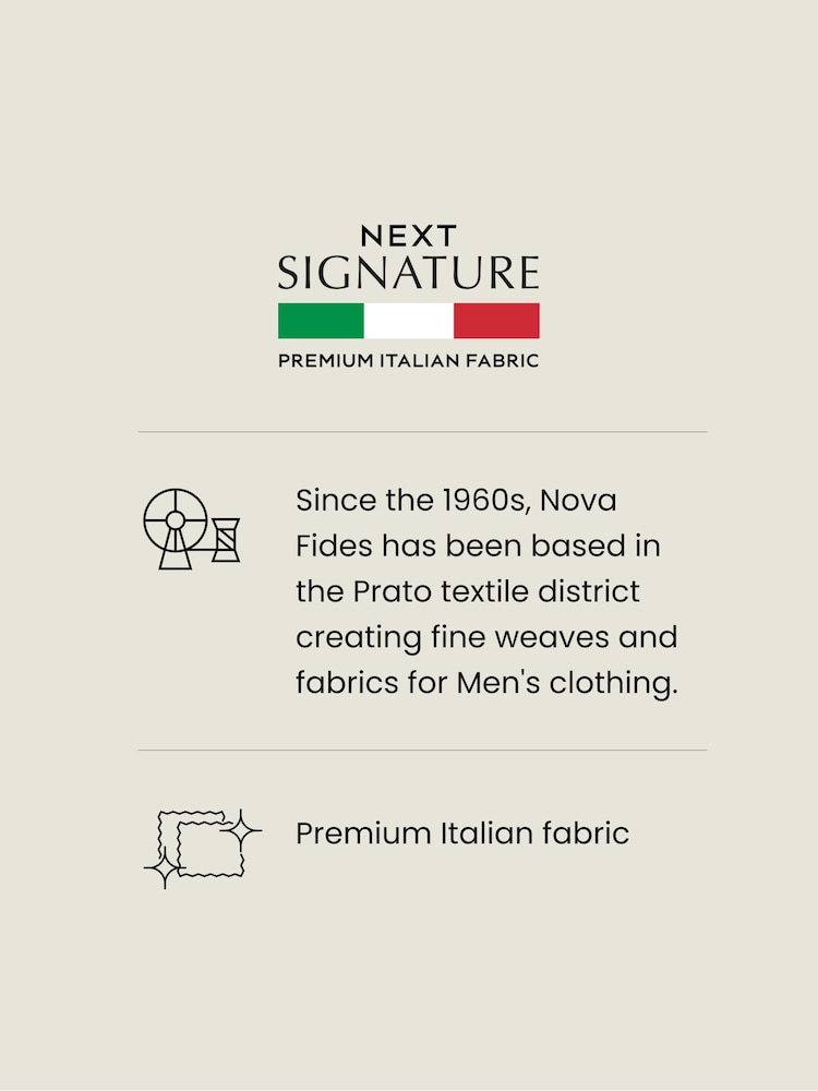 Stone Natural Slim Fit Nova Fides Italian Signature Chino Trousers - Image 4 of 11