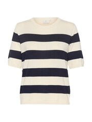 Kaffe Lizza Striped Knit Top - Image 5 of 6