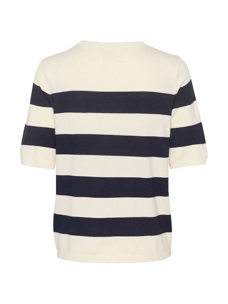 Kaffe Lizza Striped Knit Top - Image 6 of 6