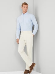 Hackett London Men Blue 100% Cotton Shirt - Image 3 of 5