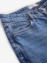 Dark Blue Relaxed Bootcut 100% Cotton Jeans - Image 6 of 7