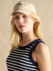 Navy & Cream - Joules Striped Premium Ribbed Jersey Vest - Image 5 of 8