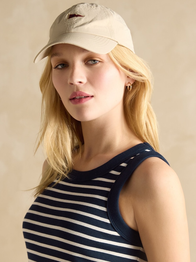 Joules Navy & Cream Striped Premium Ribbed Jersey Vest - Image 5 of 8