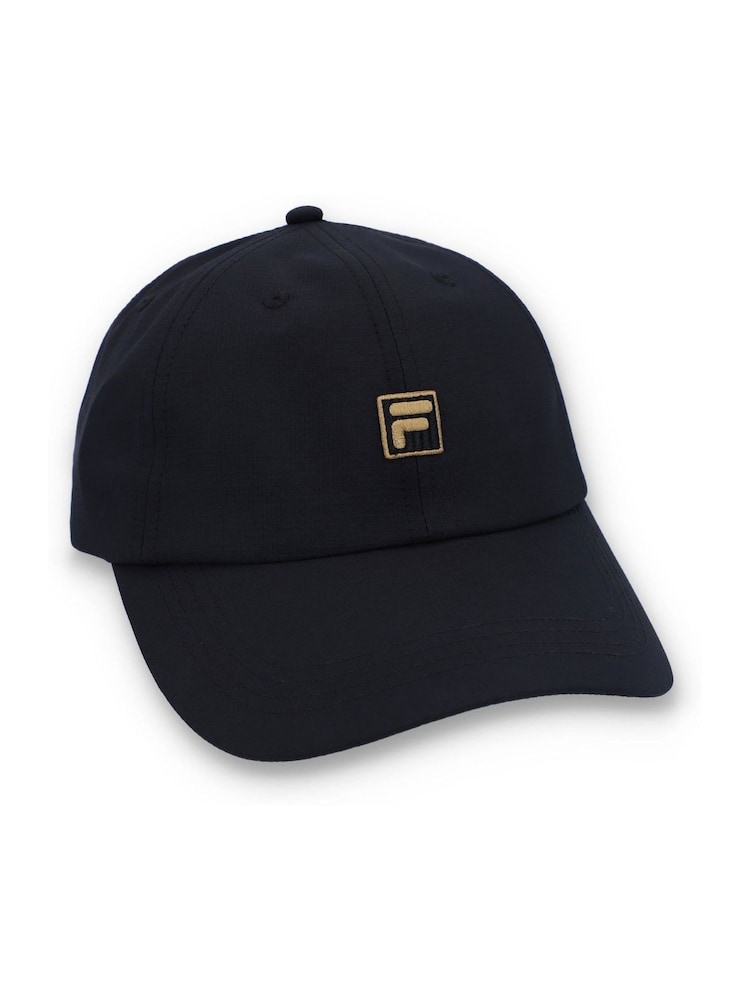 Fila Black KYLO CLASSIC 6 PANEL CAP WITH GOLD LOGO - Image 1 of 3