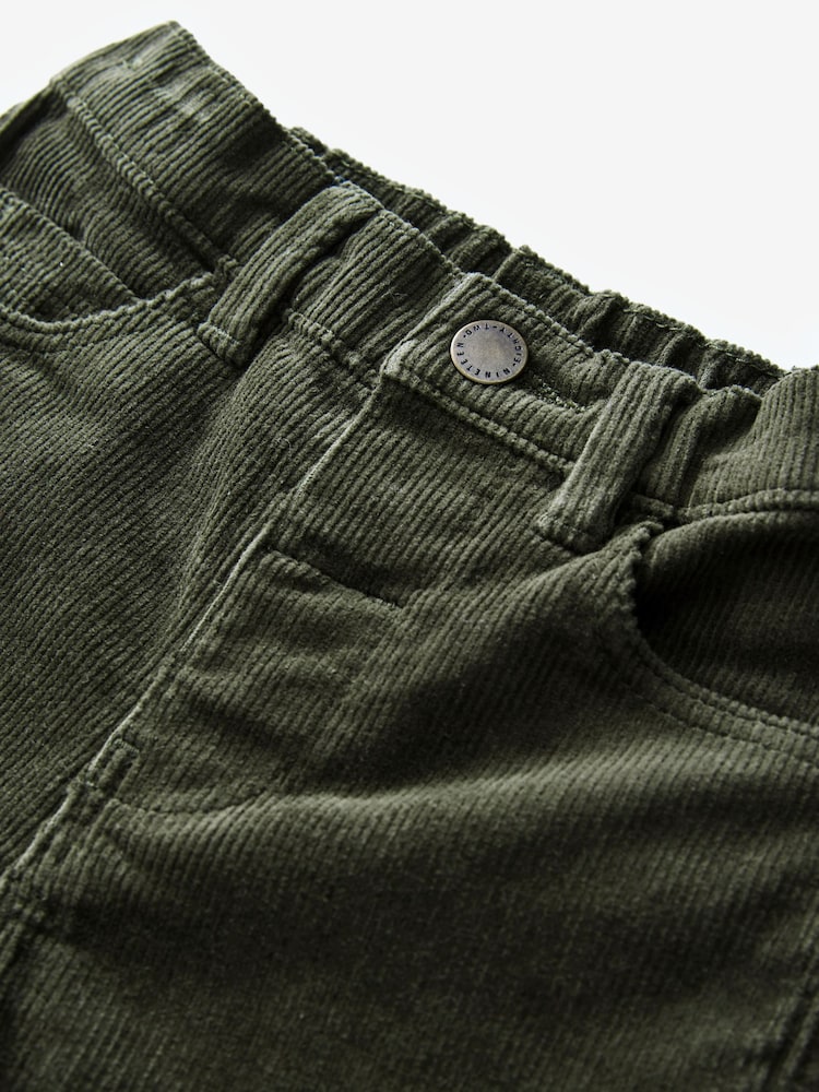 Khaki Green Corduroy Trousers (3mths-7yrs) - Image 1 of 2