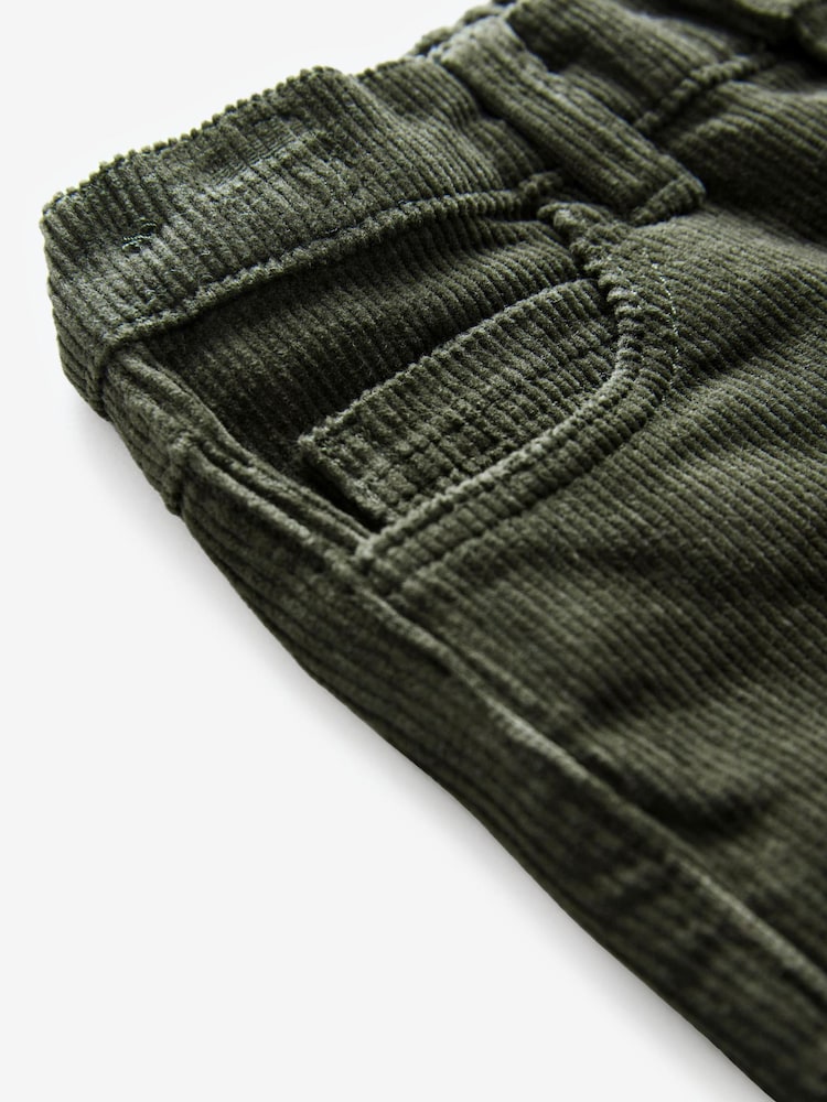 Khaki Green Corduroy Trousers (3mths-7yrs) - Image 2 of 2