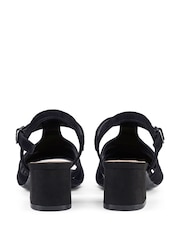 Hotter Black Portofino Buckle Sandals - Image 3 of 4