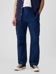 Gap Blue Cargo Trousers - Image 1 of 5