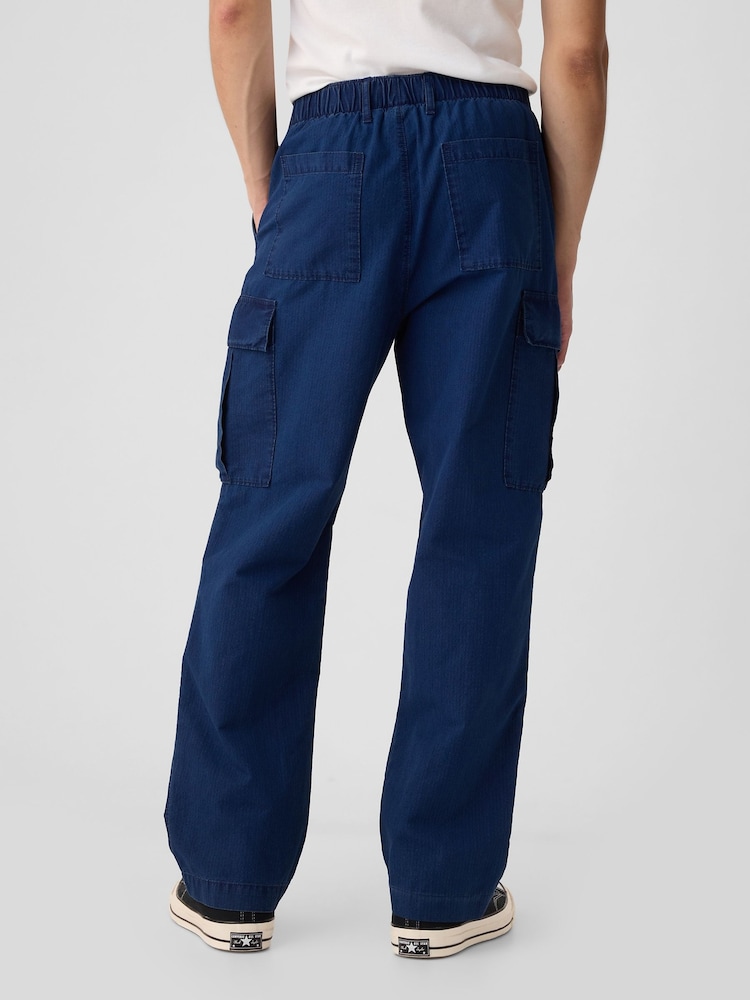 Gap Blue Cargo Trousers - Image 2 of 5