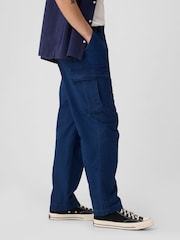 Gap Blue Cargo Trousers - Image 4 of 5