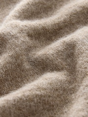 Neutral Mole Soft Touch Crew Neck Knitted Jumper with Alpaca - Image 7 of 7