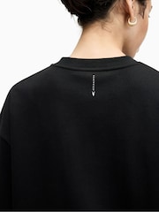 AllSaints Black Amelie T-Shirt - Image 3 of 7