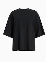 AllSaints Black Amelie T-Shirt - Image 7 of 7