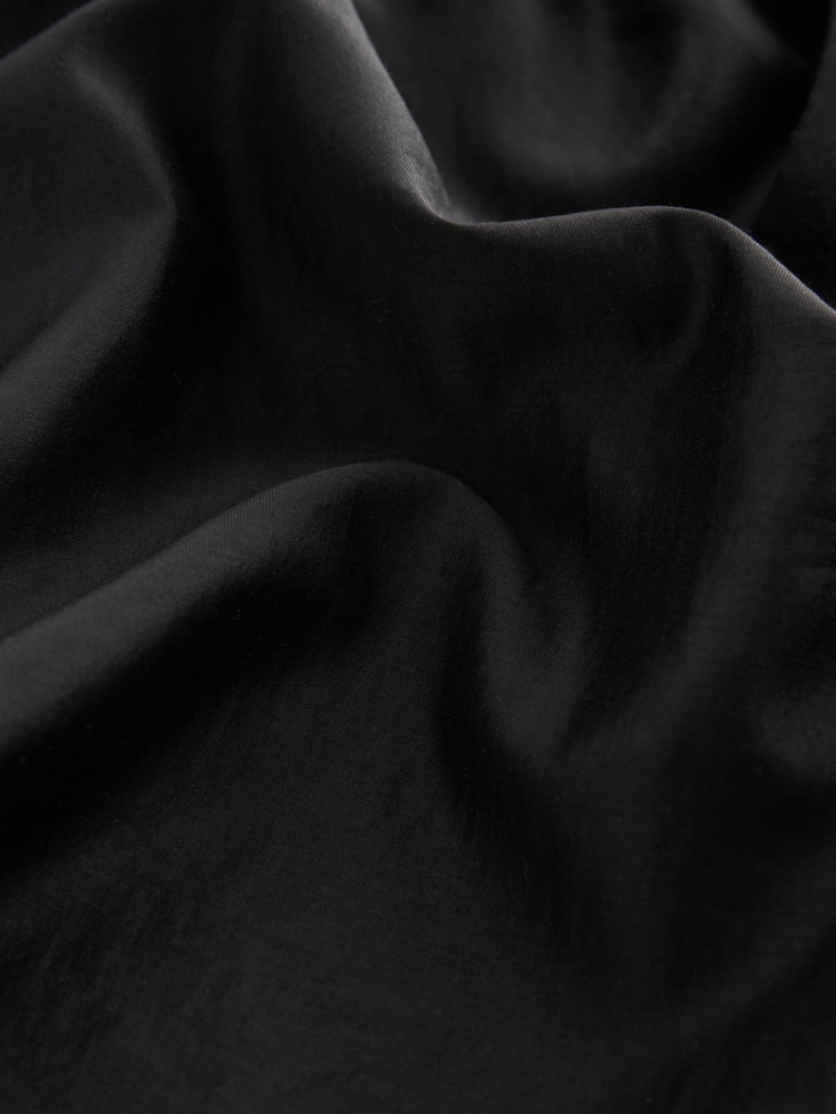 Black Corsage Long Sleeve Ruffle Blouse - Image 7 of 7