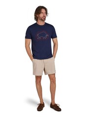 Raging Bull Blue Scatter Stitch Bull 100% Cotton T-Shirt - Image 3 of 9