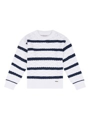 U.S. Polo Assn. White Regular Fit Womens Pointelle Knit Jumper - Image 6 of 8