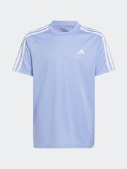 adidas black/blue Sportswear Train Essentials Aeroready 3-Stripes Regular-Fit Training Set - Image 7 of 8