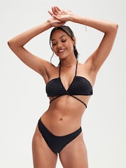 Negro - Speedo Terry Convertible Triangle Bikini - Imagen 3 de 5