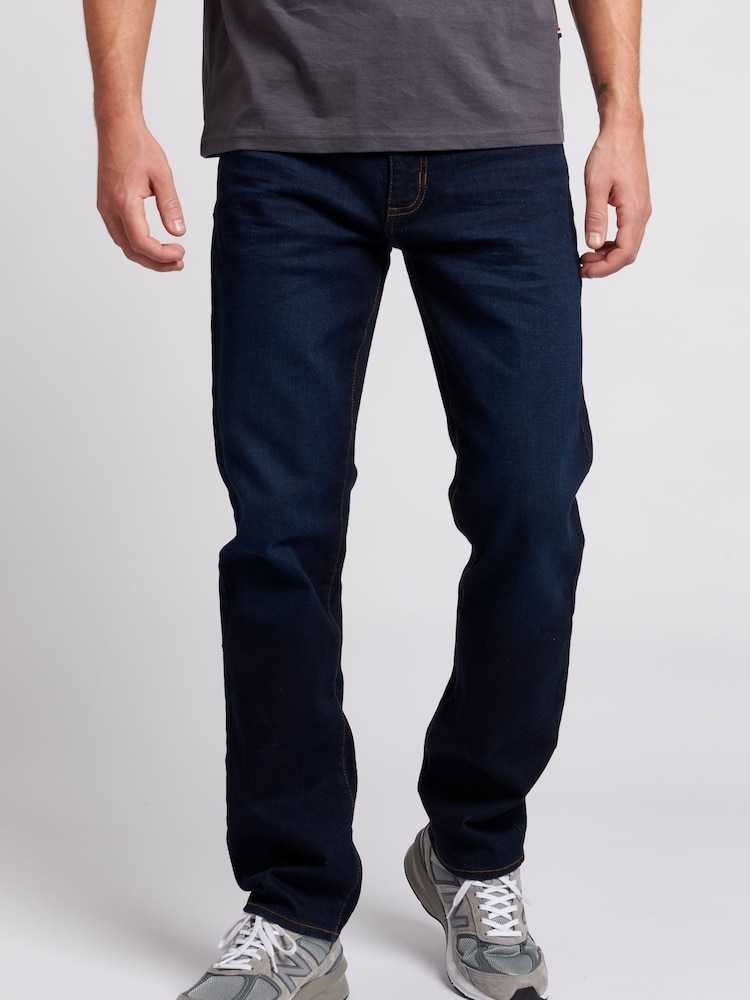 U.S. Polo Assn. Navy Blue Mens 5 Pocket Denim Jeans - Image 1 of 5