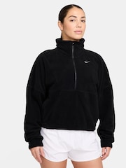 Nike Black One Therma-FIT Cosy Half Zip Fleece - Image 1 of 3
