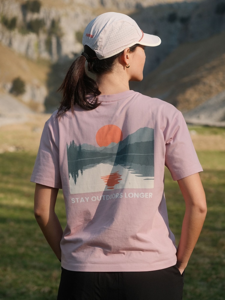 Sealskinz Pink Somerton Women's Graphic T-Shirt - Image 1 of 3