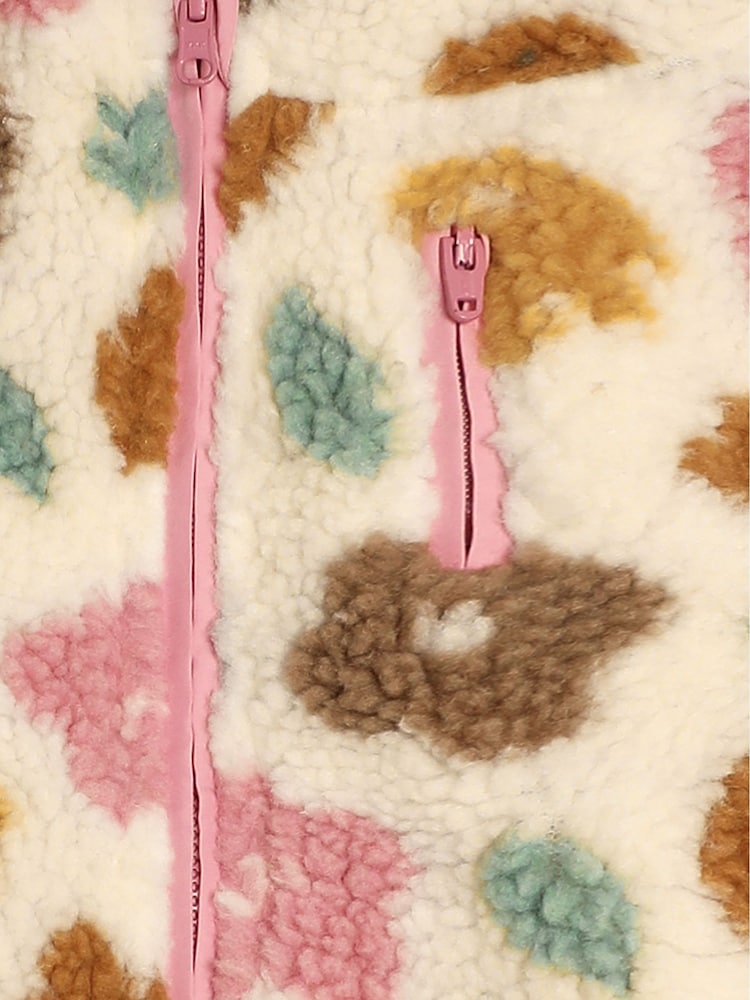 JoJo Maman Bébé Cream Floral Teddy Fleece - Image 3 of 3
