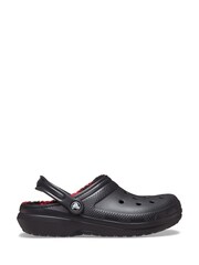 Crocs Red Classic Faux Fur Lined Clogs - Image 1 of 6