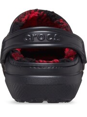 Crocs Red Classic Faux Fur Lined Clogs - Image 2 of 6